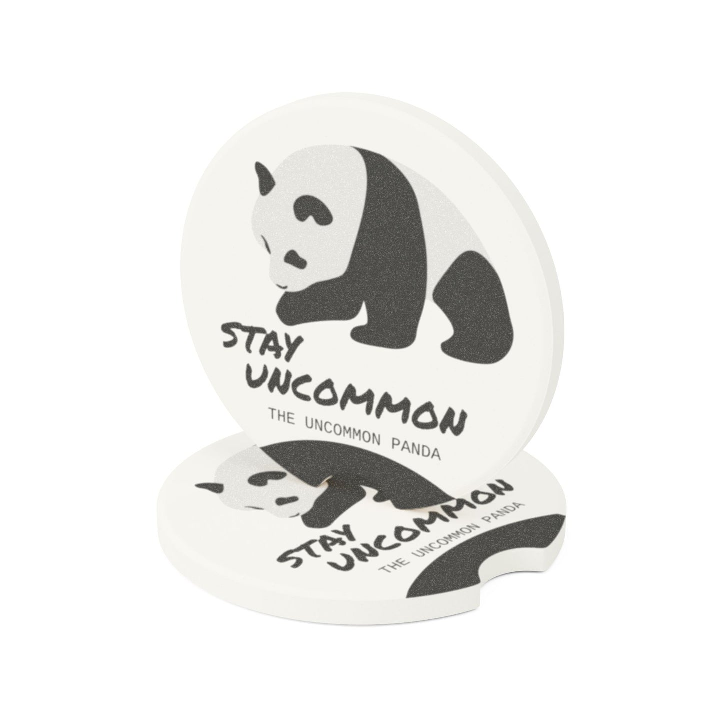 Stay Uncommon Panda Absorbent Cup Holder Insert