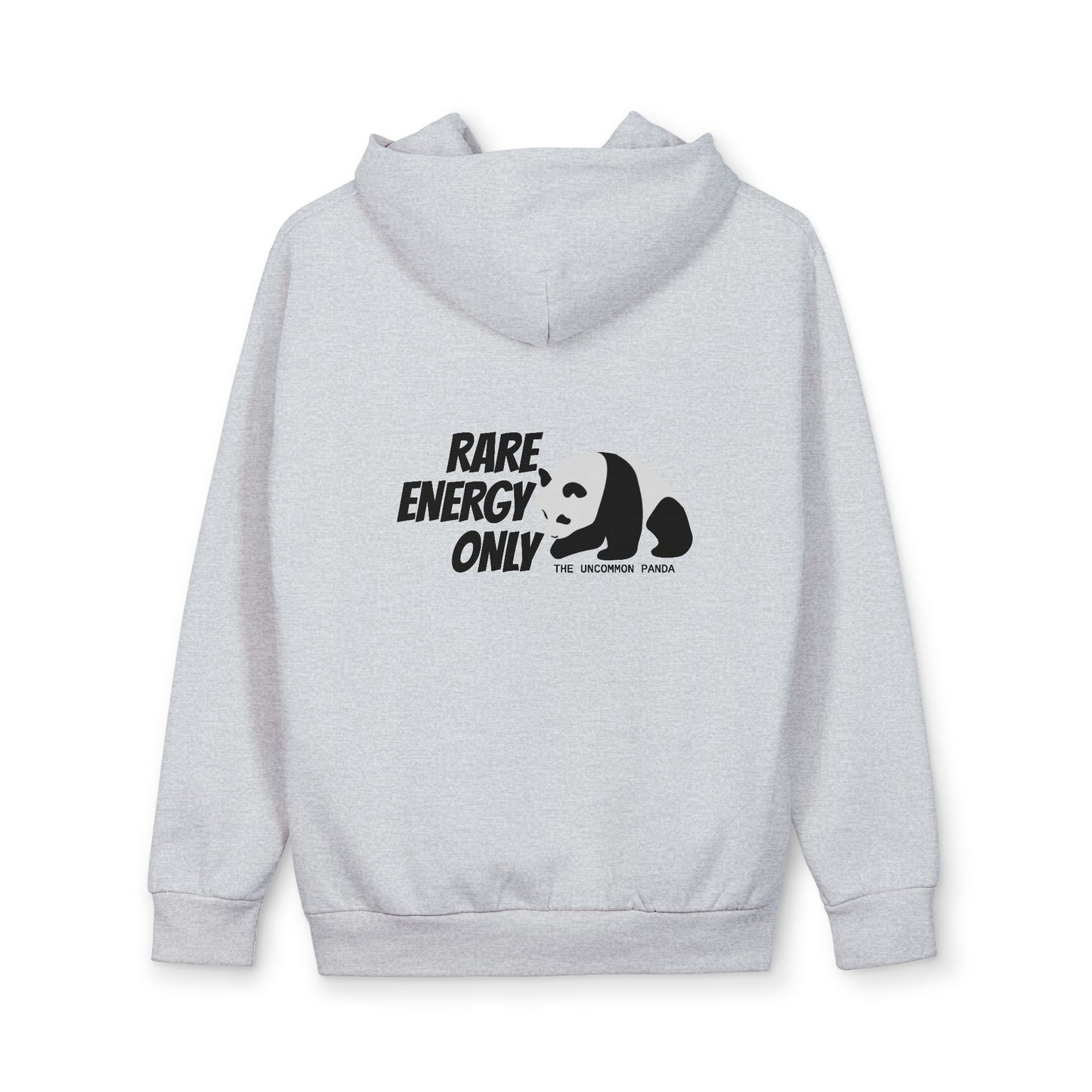 'Rare Energy Only' Panda Graphic Hoodie