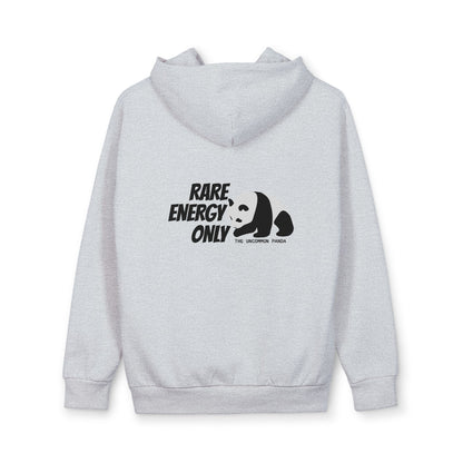 'Rare Energy Only' Panda Graphic Hoodie