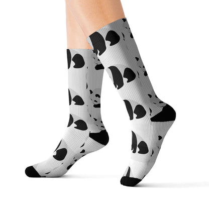 The Uncommon Panda Pattern Crew Socks