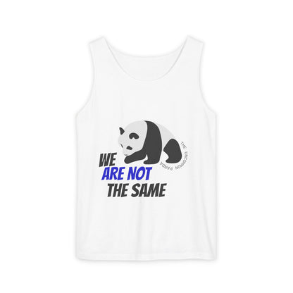 We Are Not the Same Tank Top - Graphic Statement Muscle Tee