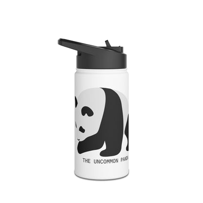 Stay Uncommon Panda Stainless Steel Water Bottle