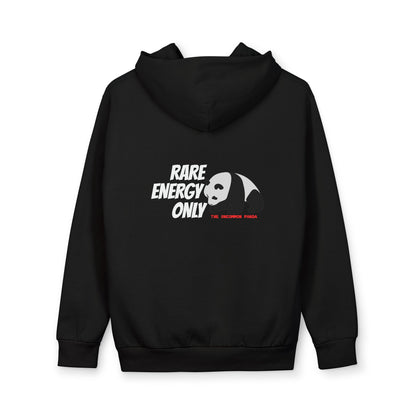 'Rare Energy Only' Panda Graphic Hoodie